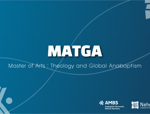 [모집] MATGA(Master of Arts : Theology and Global Anabaptism) 과정 _ 2024년 집중 강의(intensive class) 청강생